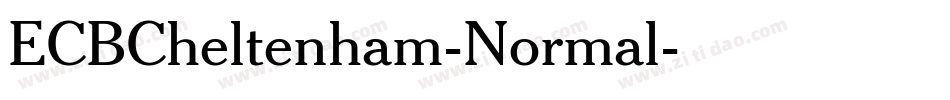ECBCheltenham-Normal字体转换