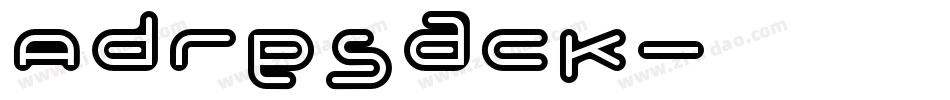 Adresack字体转换