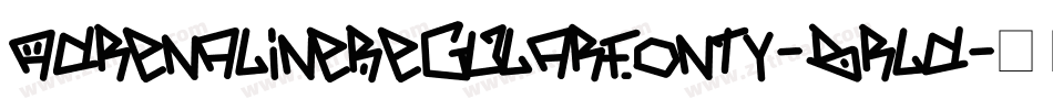 AdrenalineRegularFonty-Brld字体转换