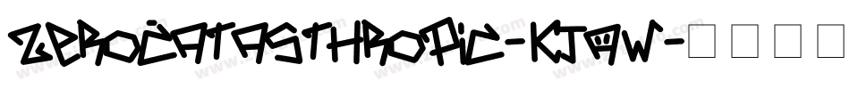 ZeroCatasthropic-KjAW字体转换