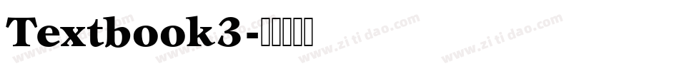 Textbook3字体转换