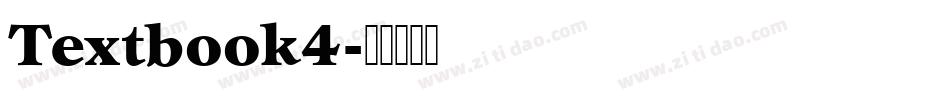Textbook4字体转换