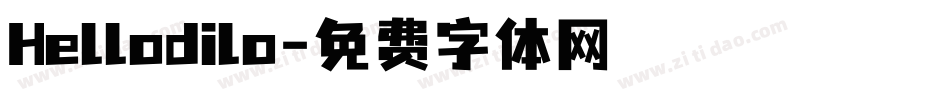 Hellodilo字体转换