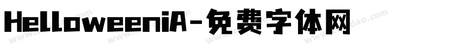 HelloweeniA字体转换