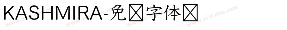 KASHMIRA字体转换