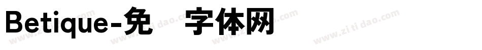 Betique字体转换