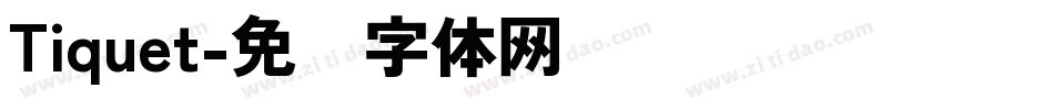 Tiquet字体转换