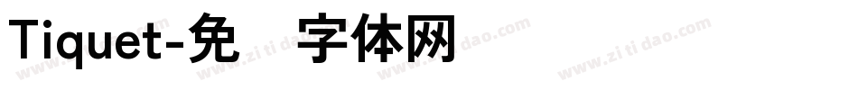 Tiquet字体转换