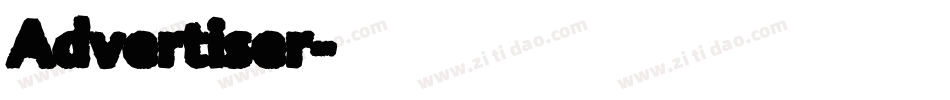 Advertiser字体转换