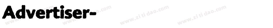 Advertiser字体转换