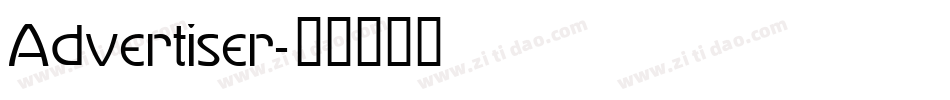 Advertiser字体转换