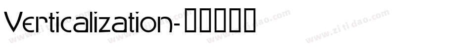 Verticalization字体转换