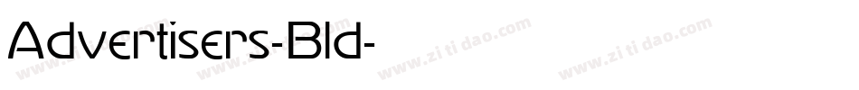 Advertisers-Bld字体转换