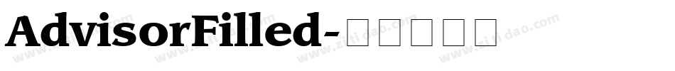 AdvisorFilled字体转换