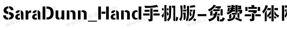 SaraDunn_Hand手机版字体转换