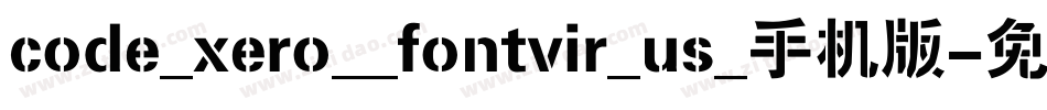 code_xero__fontvir_us_手机版字体转换