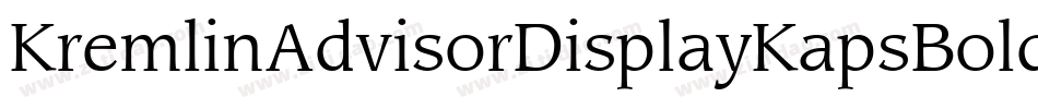 KremlinAdvisorDisplayKapsBold-POGE字体转换