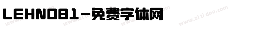 LEHN081字体转换