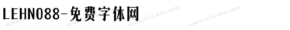 LEHN088字体转换