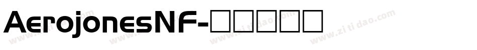 AerojonesNF字体转换