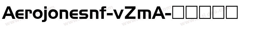 Aerojonesnf-vZmA字体转换