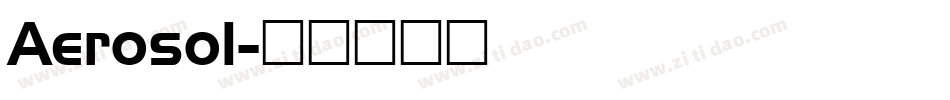 Aerosol字体转换