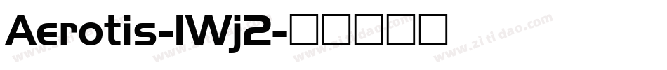Aerotis-1Wj2字体转换