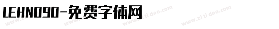 LEHN090字体转换