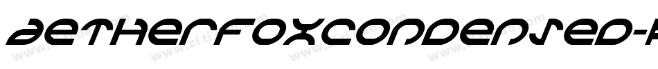 AetherfoxCondensed-KrXy字体转换