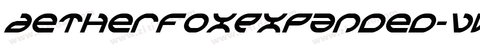 AetherfoxExpanded-vwWE字体转换