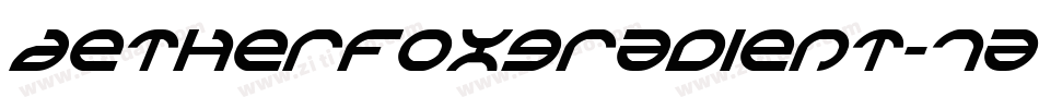 AetherfoxGradient-7aVK字体转换