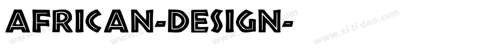 African-Design字体转换