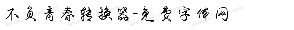 不负青春转换器字体转换