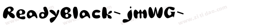 ReadyBlack-jmWG字体转换