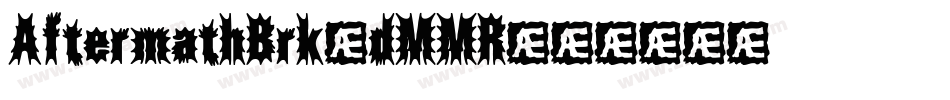 AftermathBrk-dMMR字体转换