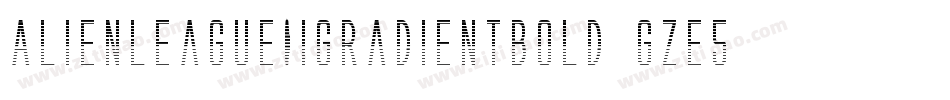 AlienLeagueIiGradientBold-gze5字体转换