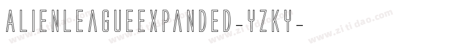 AlienLeagueExpanded-YZKy字体转换