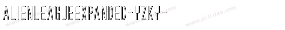 AlienLeagueExpanded-YZKy字体转换