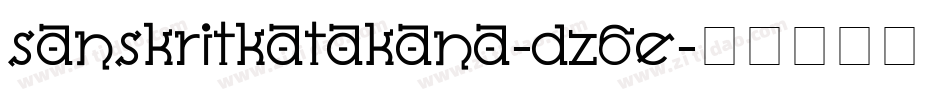 SanskritKatakana-dZ6E字体转换