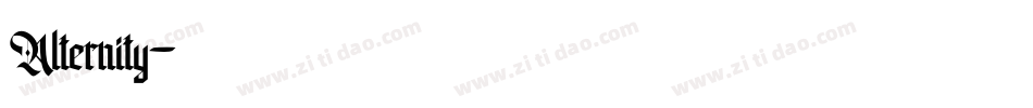 Alternity字体转换