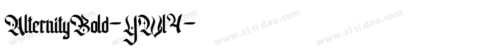 AlternityBold-YWl4字体转换