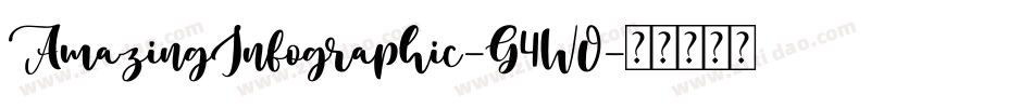 AmazingInfographic-G4WO字体转换
