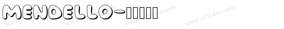 Mendello字体转换