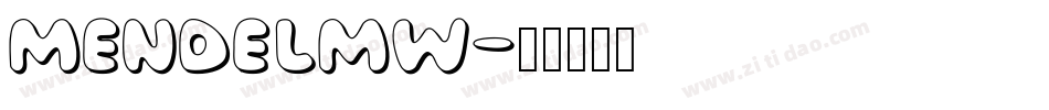 mendelmw字体转换