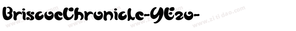 BriscoeChronicle-YEzo字体转换