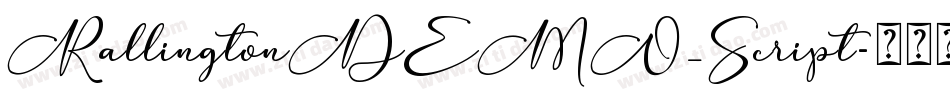 RallingtonDEMO_Script字体转换