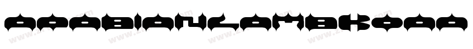 ArabianLamb-KOAA字体转换