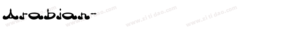 Arabian字体转换