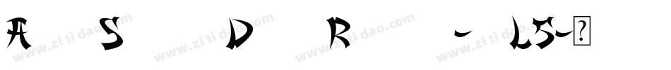 AsianSkylineDemoRegular-ggL5字体转换