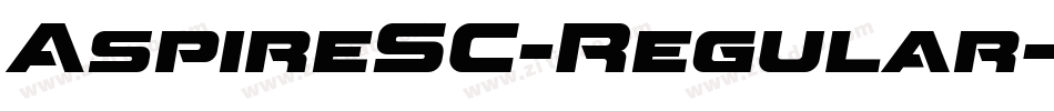 AspireSC-Regular字体转换 AspireSC-Regular字体转换